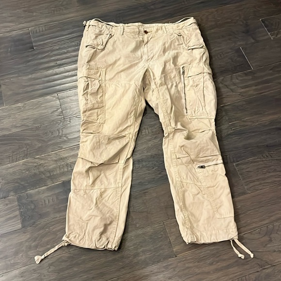 Polo Ralph Lauren Straight Fit Combat Cargo Pants vintage Mens Size 40x30